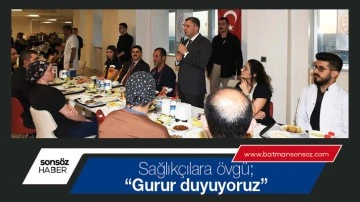 &ldquo;Gurur duyuyoruz&rdquo;