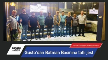 Gusto&rsquo;dan Batman Basınına tatlı jest
