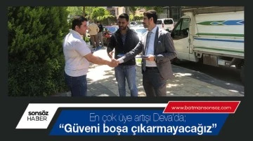 &ldquo;G&uuml;veni boşa &ccedil;ıkarmayacağız&rdquo;