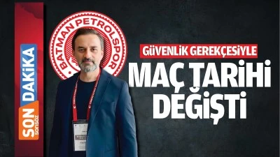 G&uuml;venlik gerek&ccedil;esiyle ma&ccedil; tarihi değişti