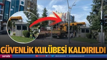G&uuml;venlik kul&uuml;besi kaldırıldı