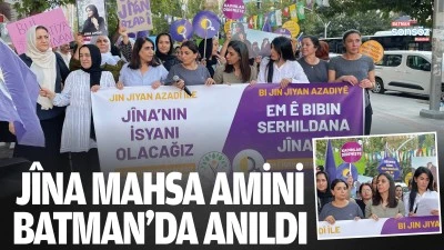 J&icirc;na Mahsa Amini, Batman&rsquo;da anıldı