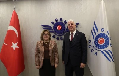 &nbsp;Fatma Şahin, TCDD ve SHGM'yi ziyaret etti