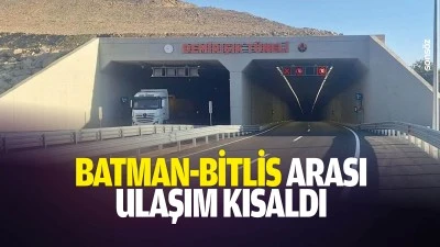 Batman-Bitlis arası ulaşım kısaldı&nbsp;