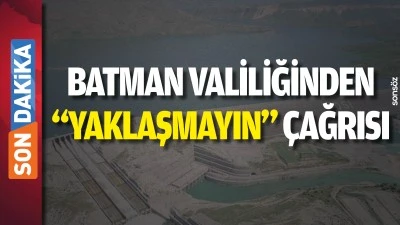 BATMAN VALİLİĞİNDEN &ldquo;YAKLAŞMAYIN&rdquo; &Ccedil;AĞRISI