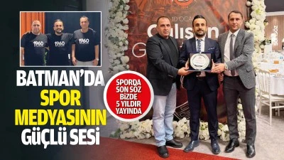 Batman&rsquo;da spor medyasının g&uuml;&ccedil;l&uuml; sesi: &nbsp;Sporda Son S&ouml;z Bizde, 5 yıldır yayında