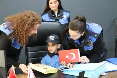 &nbsp;Muhammet Ali'nin bir g&uuml;nl&uuml;ğ&uuml;ne polis olma hayali ger&ccedil;ekleşti