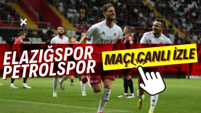 Seza &Ccedil;imento Elazığspor - Batman Petrol Spor MA&Ccedil;I CANLI İZLE