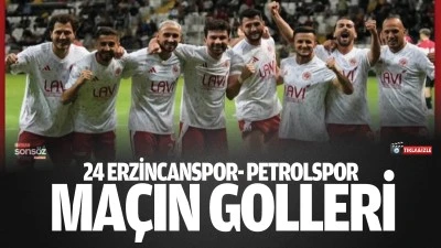ANAGOLD 24ERZİNCANSPOR - BATMAN PETROL SPOR MA&Ccedil;IN GOLLERİ