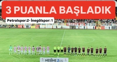 LİGE 3 PUANLA BAŞLADIK