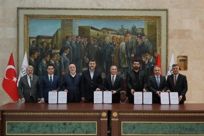 &nbsp;Hacı Mahmut Saruhan Camisi'nin yapımı i&ccedil;in protokol imzalandı