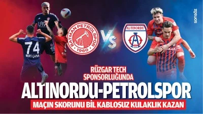 Altınordu&nbsp; - Petrolspor ma&ccedil;ı Pazar g&uuml;n&uuml;