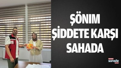 Ş&Ouml;NIM, şiddete karşı sahada