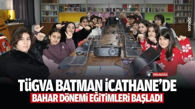 T&Uuml;GVA&nbsp;Batman&nbsp;İcathane'de bahar d&ouml;nemi eğitimleri başladı