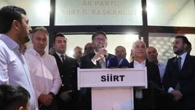 AK Parti&nbsp;Siirt&nbsp;İl Başkanı Gider i&ccedil;in karşılama programı d&uuml;zenlendi