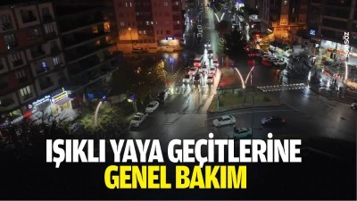 Işıklı yaya ge&ccedil;itlerine genel bakım