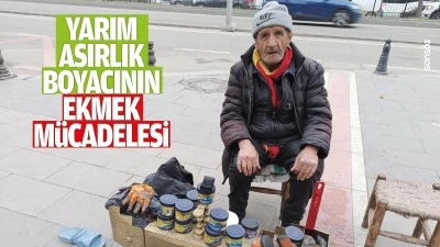 Yarım asırlık boyacının ekmek m&uuml;cadelesi&nbsp;