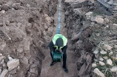 &nbsp;Savur'un Derei&ccedil;i Mahallesi'nde atık su altyapı &ccedil;alışmaları tamamlandı
