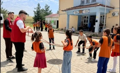 &Ccedil;ocuk oyunları Kamışlı K&ouml;y&uuml;&rsquo;ne taşındı&nbsp;