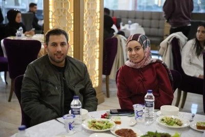 &nbsp;Aile ve Gen&ccedil;lik Fonu'ndan yararlanan &ccedil;iftler iftarda buluştu