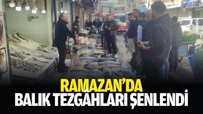 Ramazan&rsquo;da balık tezg&acirc;hları şenlendi