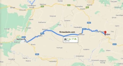 Batman-Siirt arası ka&ccedil; kilometre? Ulaşım se&ccedil;enekleri ve yol durumu&nbsp;