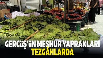 Gerc&uuml;ş&rsquo;&uuml;n meşhur yaprakları tezg&acirc;hlarda