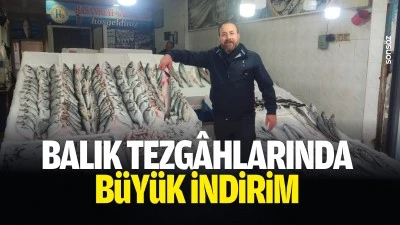 Balık tezg&acirc;hlarında b&uuml;y&uuml;k indirim