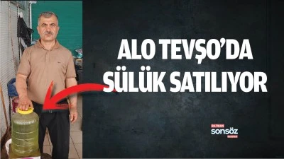 Alo Tevşo&rsquo;da s&uuml;l&uuml;k satılıyor