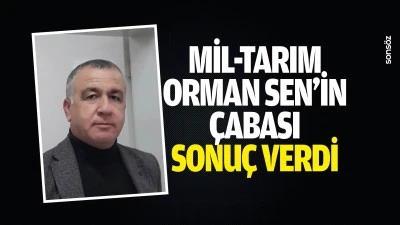 Mil-Tarım Orman Sen&rsquo;in &ccedil;abası sonu&ccedil; verdi: &nbsp;Unvan değişikliği sınavı a&ccedil;ılıyor