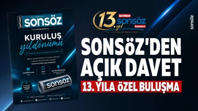 Sons&ouml;z&rsquo;den a&ccedil;ık davet: &nbsp;13. yıla &ouml;zel buluşma