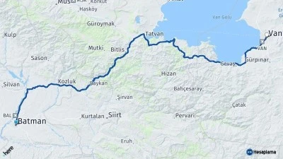 Batman-Van arası ka&ccedil; kilometre? Ulaşım se&ccedil;enekleri ve yol durumu&nbsp;