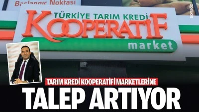 Tarım Kredi Kooperatifi Marketlerine talep artıyor&nbsp;&nbsp;