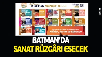 Batman&rsquo;da sanat r&uuml;zg&acirc;rı esecek