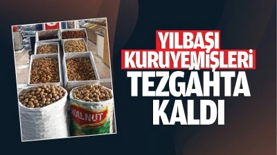 Yılbaşı kuruyemişleri, tezg&acirc;hta kaldı