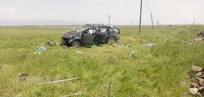 &nbsp;Takla atan SUV tipi ara&ccedil;taki s&uuml;r&uuml;c&uuml; yaralandı