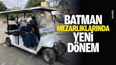 Batman mezarlıklarında yeni d&ouml;nem &nbsp;