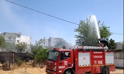 &nbsp;Meyve bah&ccedil;esinde &ccedil;ıkan yangın s&ouml;nd&uuml;r&uuml;ld&uuml;