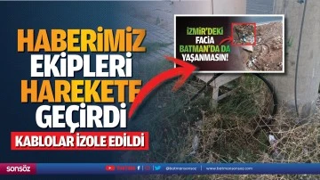 Haberimiz, ekipleri harekete ge&ccedil;irdi