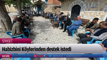 Habizbini K&ouml;ylerinden destek istedi