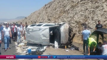 Hafif ticari ara&ccedil;taki 6 kişi yaralandı