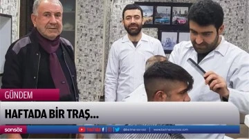 Haftada bir traş&hellip;