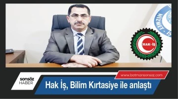 Hak İş, Bilim Kırtasiye ile anlaştı