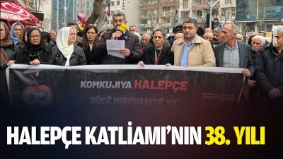 Halep&ccedil;e Katliamı&rsquo;nın 38. yılı