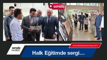 Halk Eğitimde sergi&hellip;