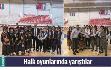 HALK OYUNLARINDA YARIŞTILAR