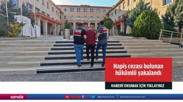 Hapis cezası bulunan h&uuml;k&uuml;ml&uuml; yakalandı