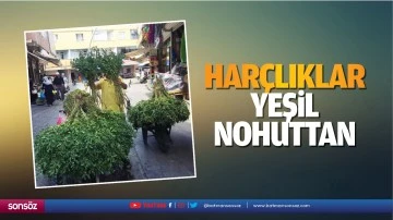 Har&ccedil;lıklar yeşil nohuttan