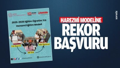 Harezmi modeline rekor başvuru