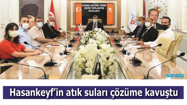 HASANKEYF'İN ATIK SULARI &Ccedil;&Ouml;Z&Uuml;ME KAVUŞTU